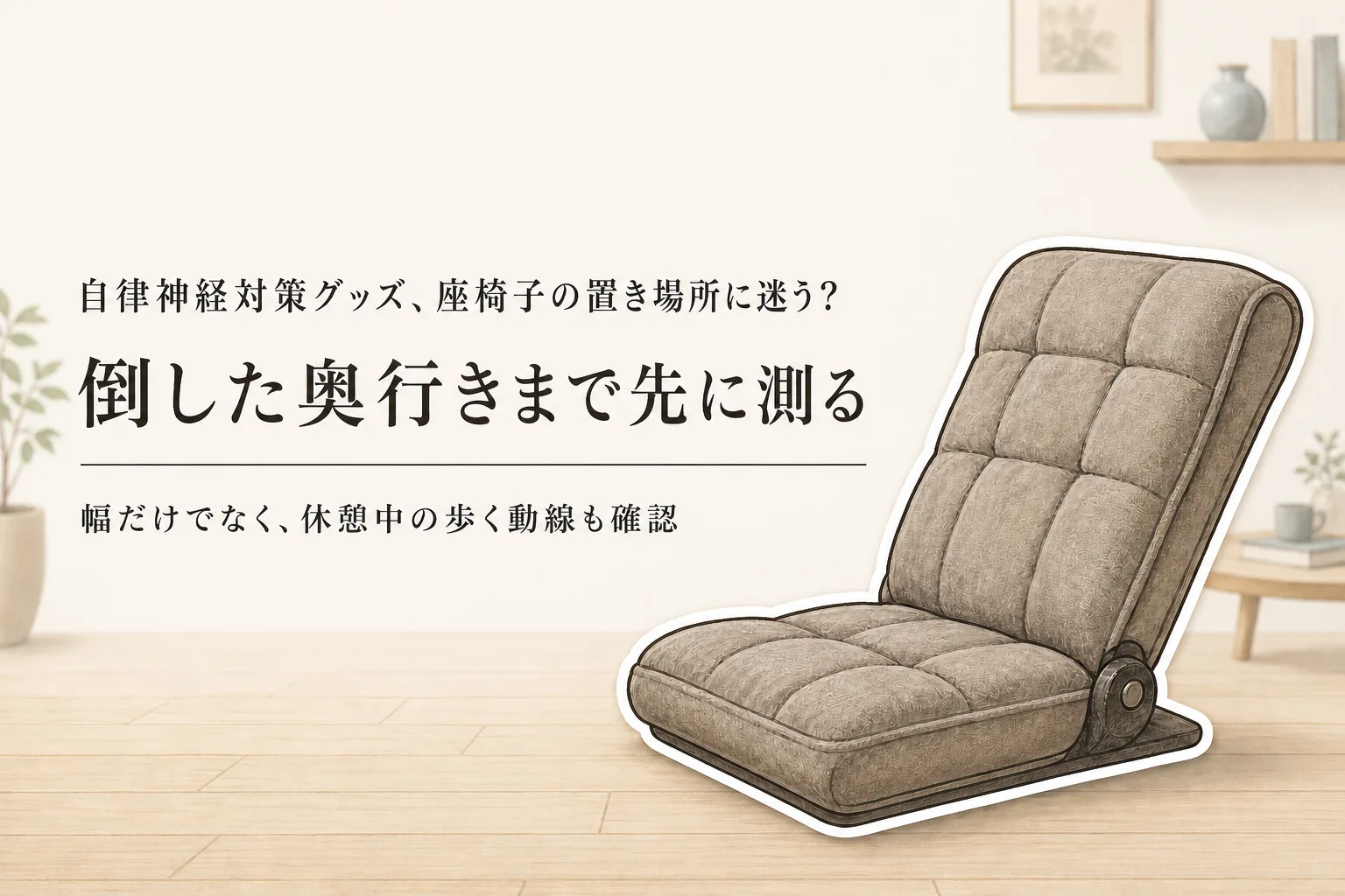 【セルフケア】人気ランキング｜座椅子リクライニング5選をコンパクトなリラックスチェアで比較